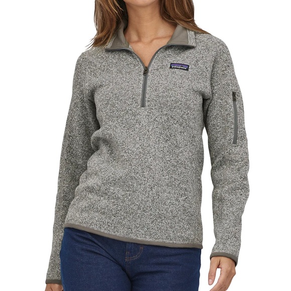 Patagonia Sweaters - Patagonia Better Sweater 1/4 Zip Birch White